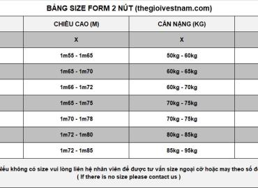 Hướng Dẫn Đo Size Áo Veston Nam